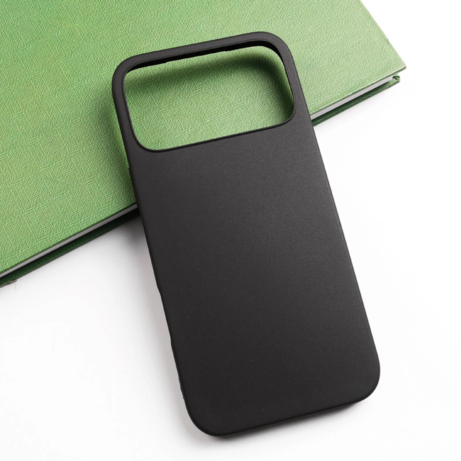 Matte Black iPhone Case Non-Slip Shockproof Soft TPU Cover