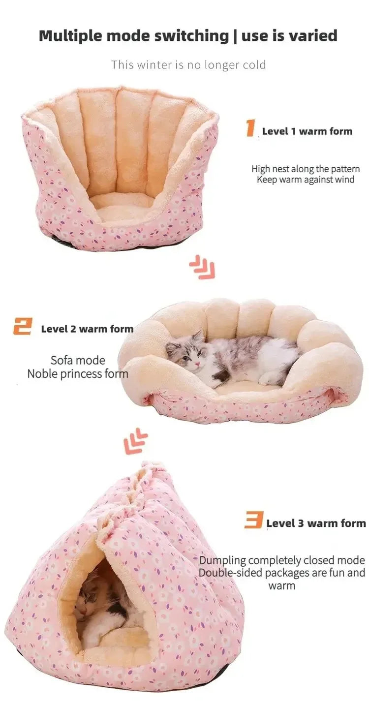 Cats Bed Winter Warm Pet Supplies Basket Houses Accessories All Accessory Dog Mat Cushions Kitten Things Puppy Goods Beds House