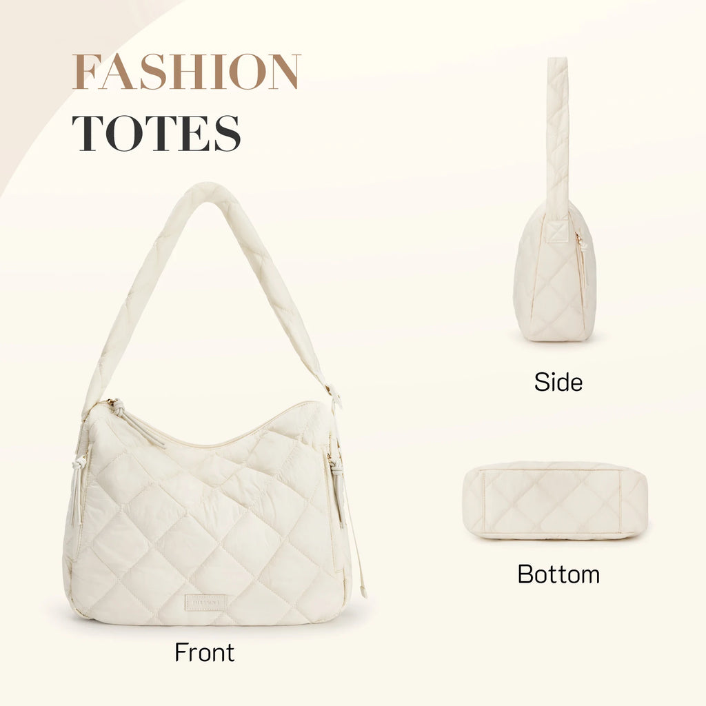 BAGSMART Missnine Quilted Puffer Bag for Women