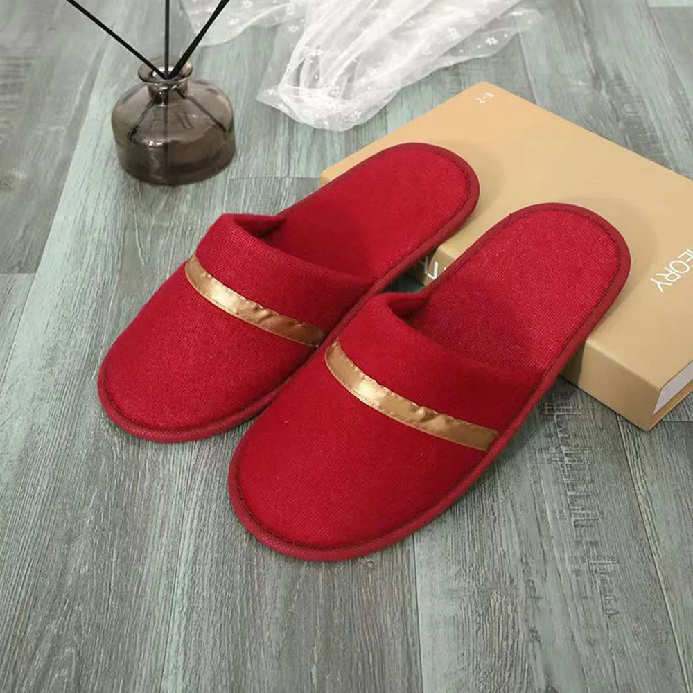 All-inclusive Slippers Men Women Hotel Disposable Slippers Hospitality Travel Comfor Multi-colored Breathable Slides Sandals