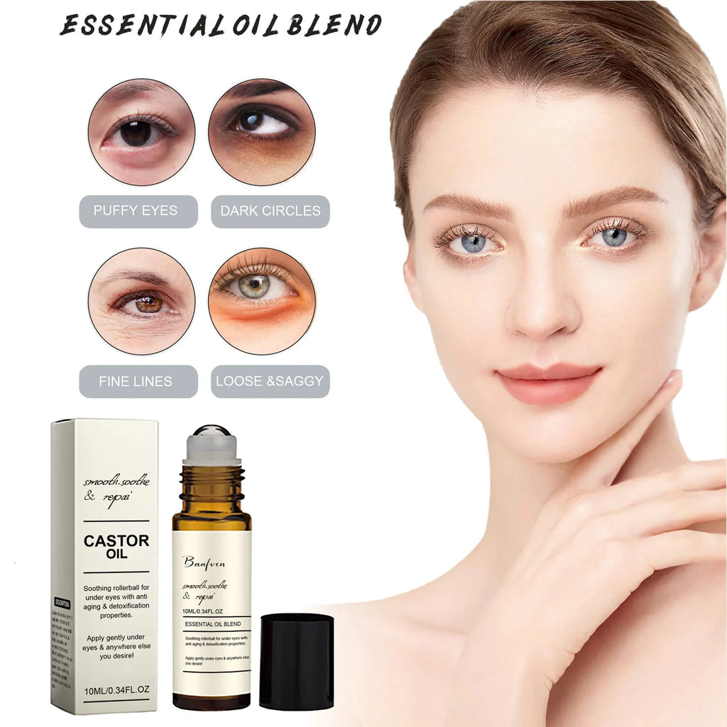 Castor Oil Eye Serum Anti-wrinkle Remove Dark Circles Eye Bags Anti-puffiness Lift Firm