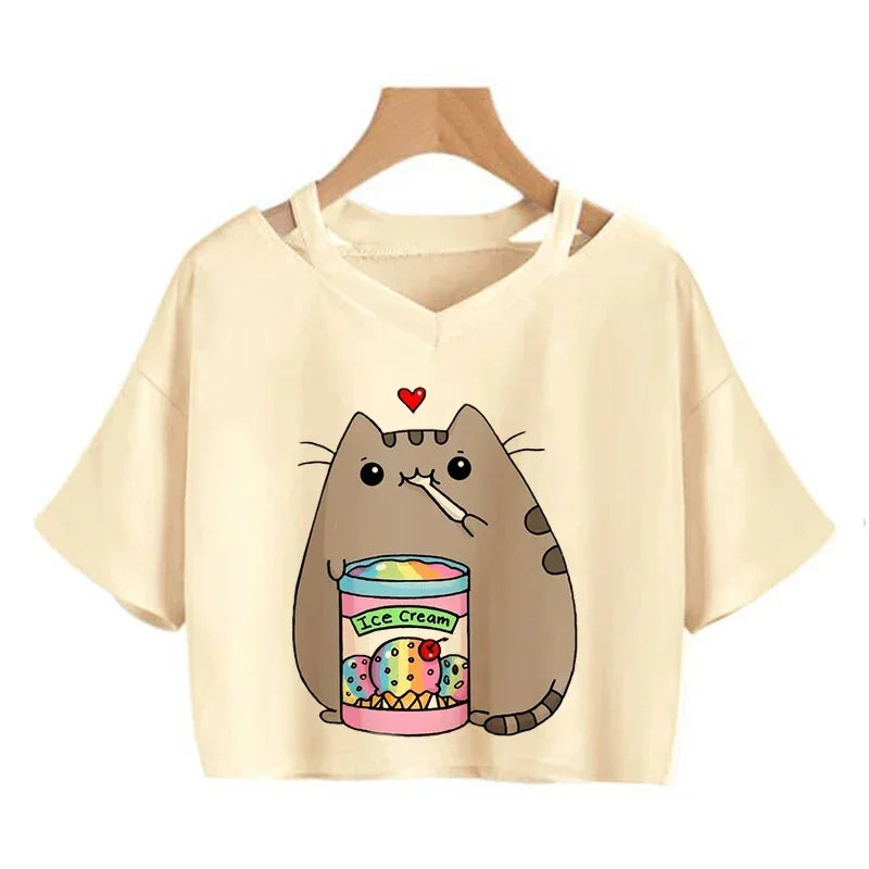 Ulzzang Aesthetic Crop Top