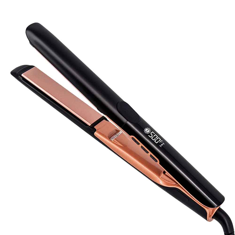 500°F Hair Straightener With Vibration Plasma Hair Flat Irons 260°C Ceramic Coating Plate Professional Salon Styling Tools