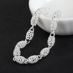 925 Sterling Silver Beads Charm Bracelets For Women Luxury Hollow Adjustable Lucky Ball Bracelet Wedding Party Fine Jewelry Gift - Imbasat