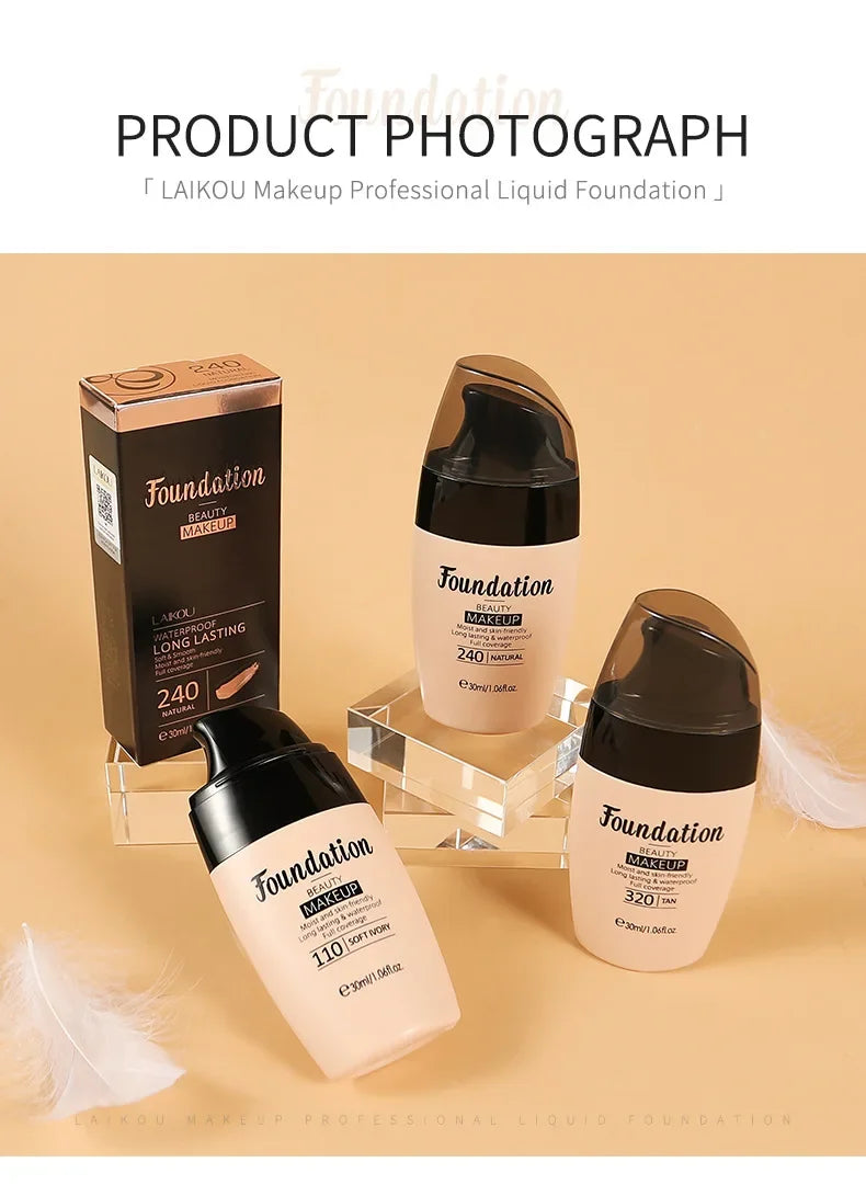 LAIKOU Liquid Foundation Moisturizing Long Lasting