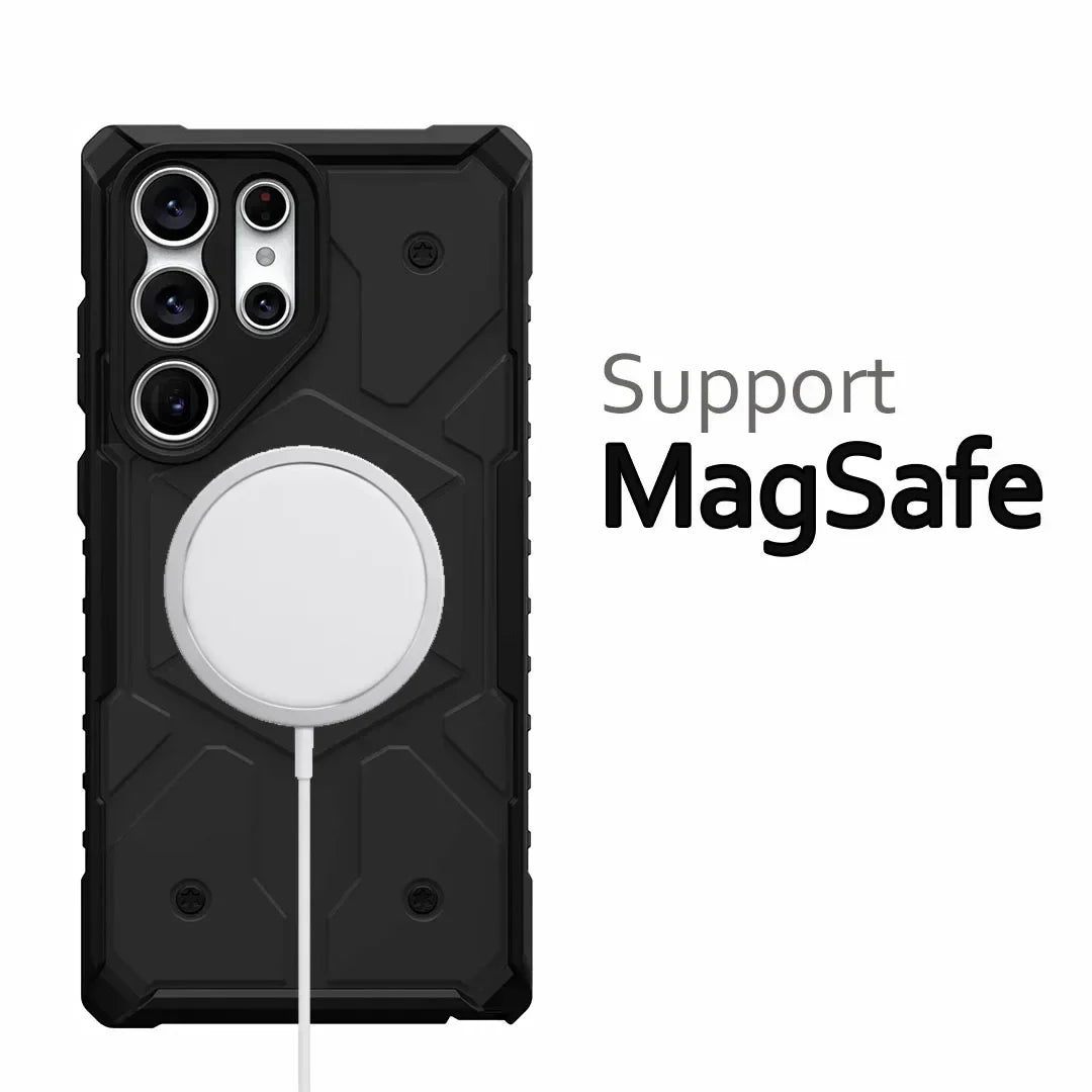 Shockproof Pathfinder Pro Macsafe Magnetic Case for Samsung Galaxy S24 Ultra S25 S23 Plus S24Ultra S25ULTRA Rugged MagSafe Cover