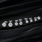 IOGOU Real 925 Silver Moissanite Jewelry Set Gold