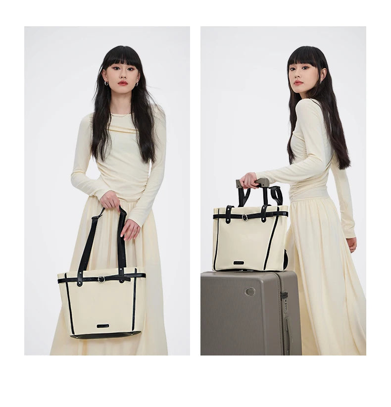 BAGSMART Tote University Eco Canvas Handbags