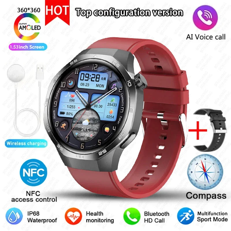 Xiaomi Watch GT5 Pro Smart Watch HD AMOLED Screen NFC GPS Tracker Bluetooth Call Health Waterproof Smartwatch Men Women