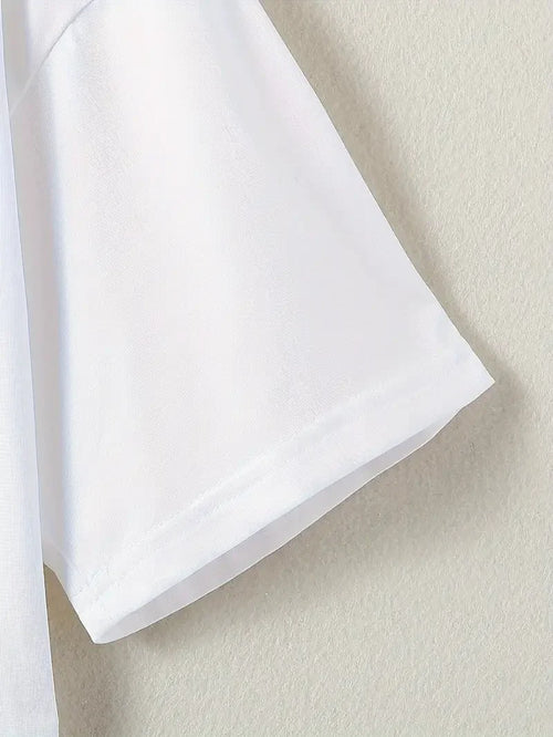 90s Printed Lemon Print T-shirt Short Sleeve Crew Neck Casual Top