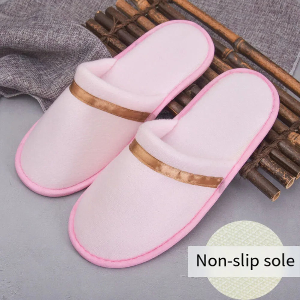 All-inclusive Slippers Men Women Hotel Disposable Slippers Hospitality Travel Comfor Multi-colored Breathable Slides Sandals