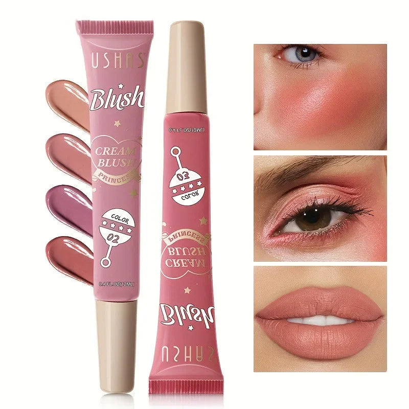 Beauty Liquid Blush Lasting Natural Liquid Contouring Face Blusher Waterproof Facial Blush Stick Soft Light Liquid Blush