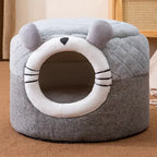 Cat Bed Pet Dog House Winter Cat Villa Sleep Kennel