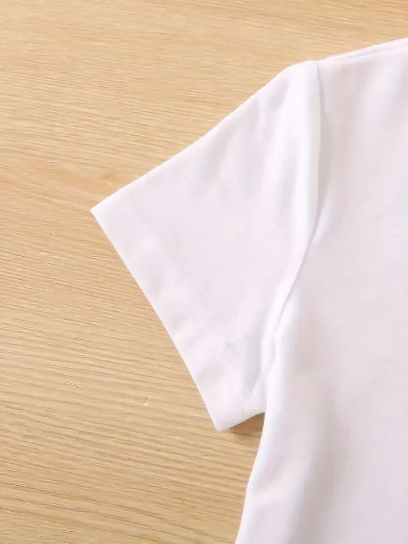 Cute Bear Print Women T-shirt