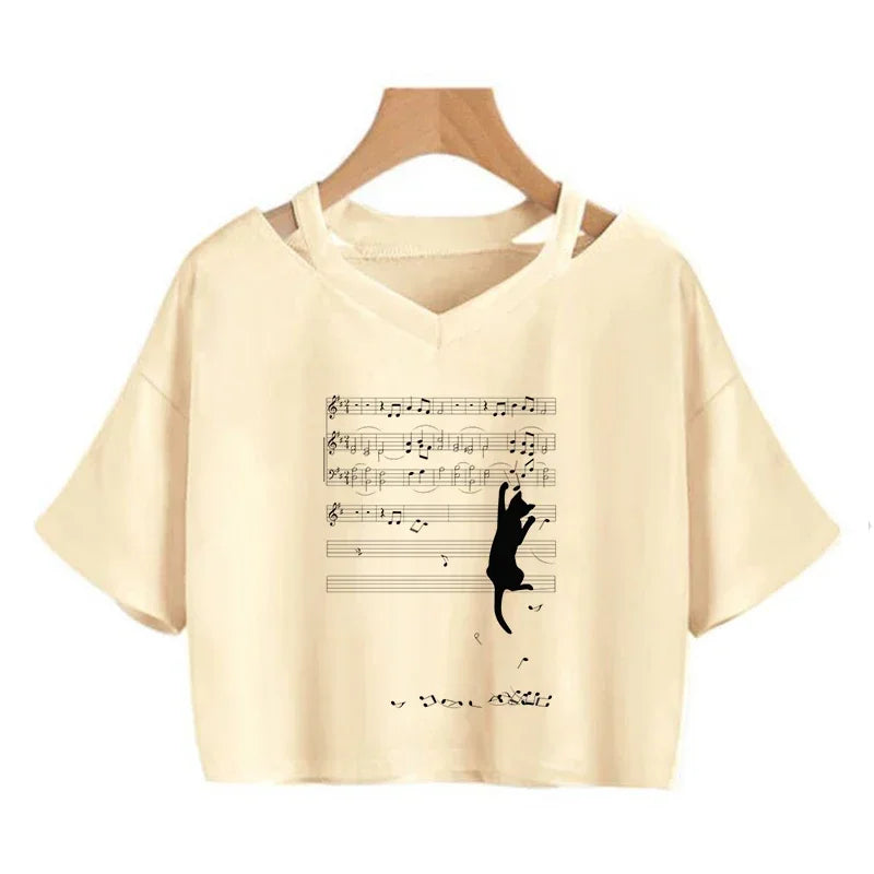 Ulzzang Aesthetic Crop Top