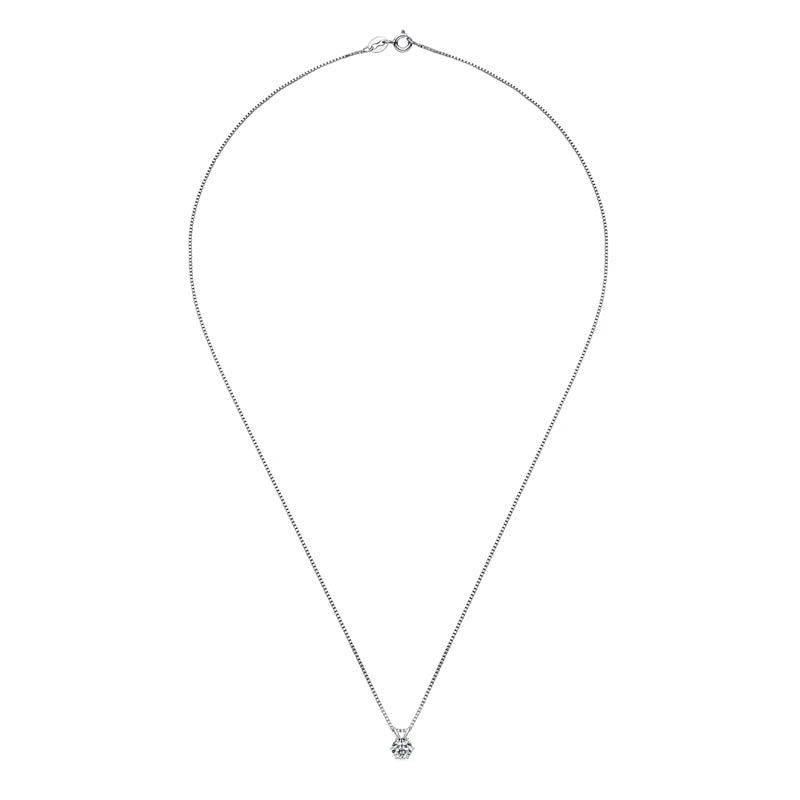 IOGOU Real 925 Silver Moissanite Jewelry Set Gold