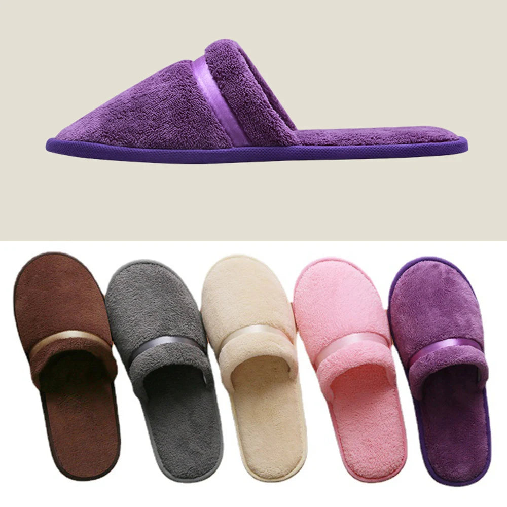 All-inclusive Slippers Men Women Hotel Disposable Slippers Hospitality Travel Comfor Multi-colored Breathable Slides Sandals