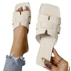 Summer Women Slippers Fashion Beach Flats Shoes 2024 New Casual Sandals Dress Walking Flip Flops Open Toe Slides Mujer Zapatos - Imbasat