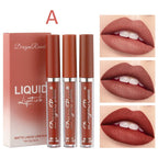 3 PCS Liquid Lipsticks Set Long Lasting Make Up Korean
