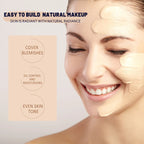 Facial CC Cream Natural Concealer Waterproof Liquid Foundation Cream