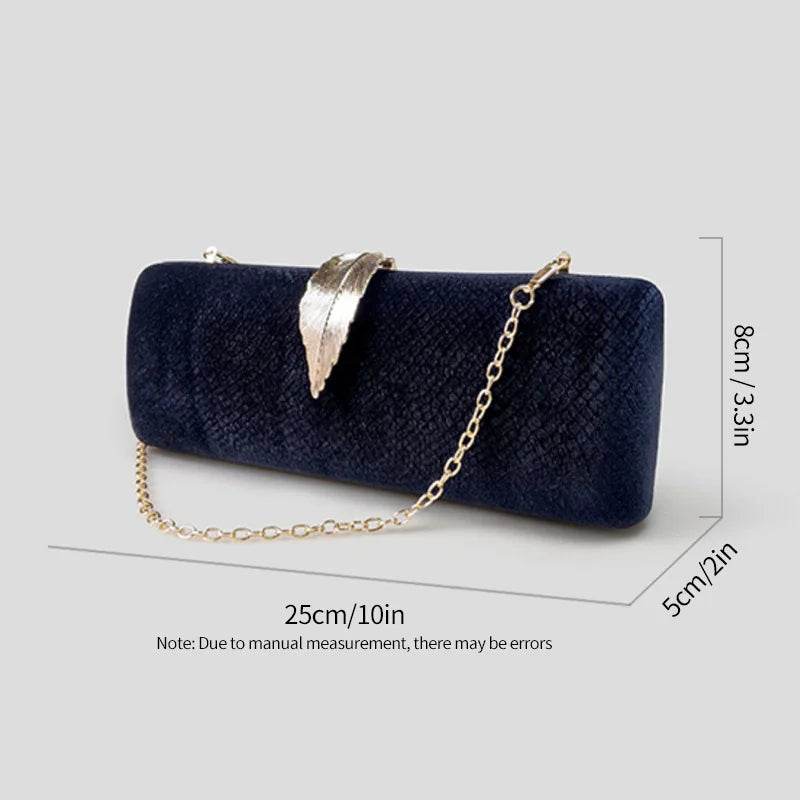 Women Clutch Purses Evening Handbags Unique Personality Formal Party Wedding Cocktail Prom Shoulder Bags with Chain - Imbasat