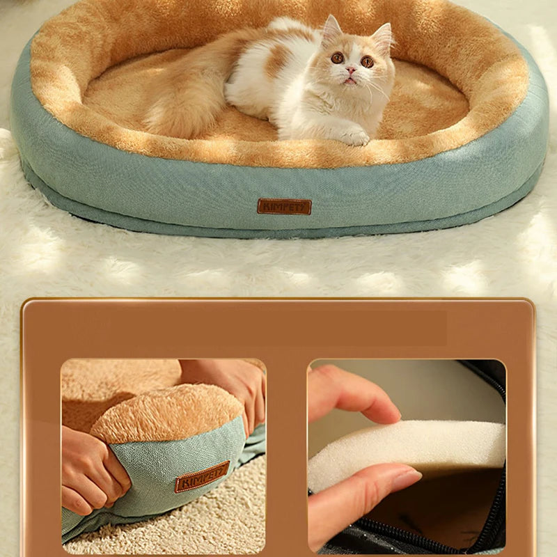 Kimpets Cats Dogs Pet Bed Kennel Non-Slip