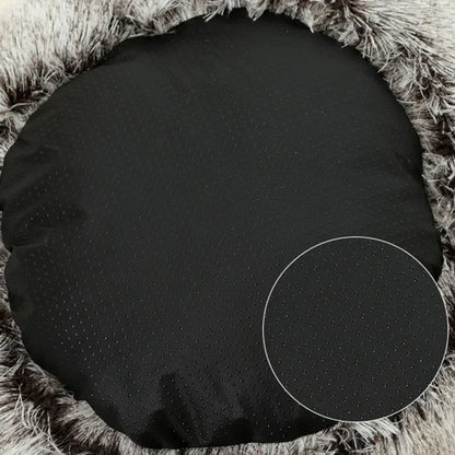 Winter Soft Plush Pet Bed with Cover Round Cat Bed Pet Mattress Warm Cat Dog Sleeping Nest Cave for Small Dogs Kitten 2 in 1