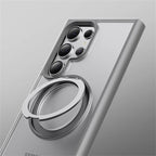 Ring Holder Magnetic Matte Case For Galaxy S25 Series