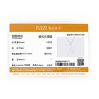 Anziw Name Necklace 26 Letter Initial Moissanite Pendant Real Silver 925