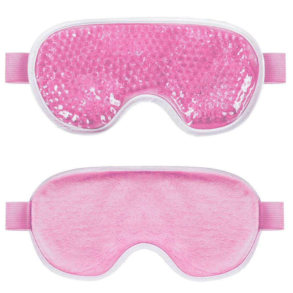 Cooling Eye Mask with Gel Bead Reusable Cold Compress Ice Pack