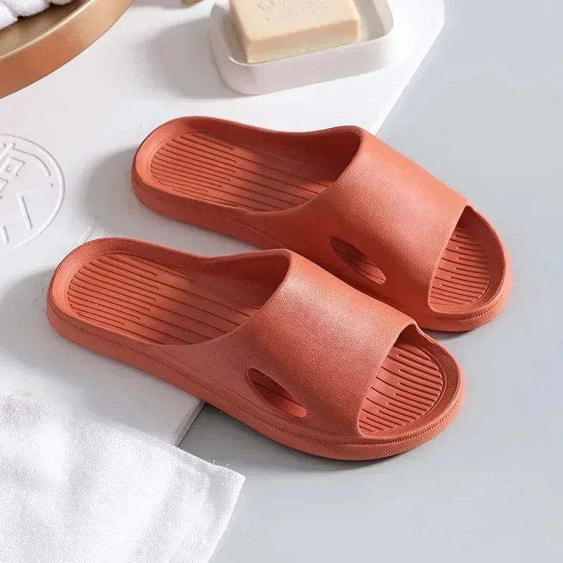 EVA Cloud Home Slippers Men Summer Indoor Floor Non Slip Sandals Couple Family Unisex  Hotel Bathroom Flip Flops Slide Shoes