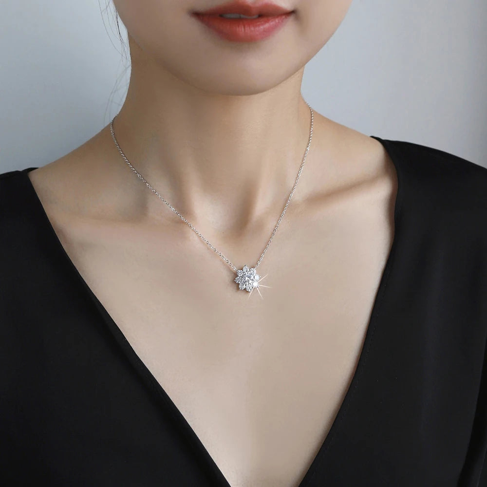 925 Sterling Silver Moissanite