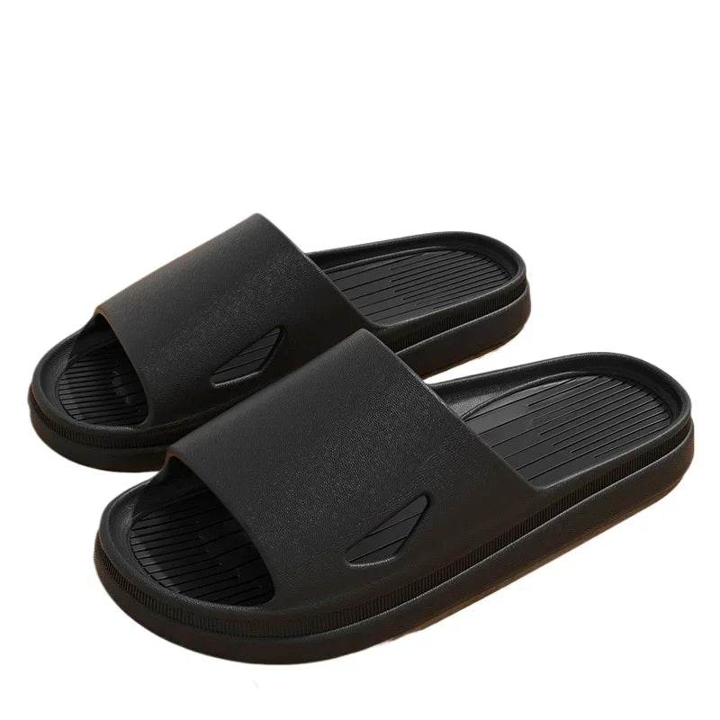 EVA Cloud Home Slippers Men Summer Indoor Floor Non Slip Sandals Couple Family Unisex Hotel Bathroom Flip Flops Slide Shoes - Imbasat