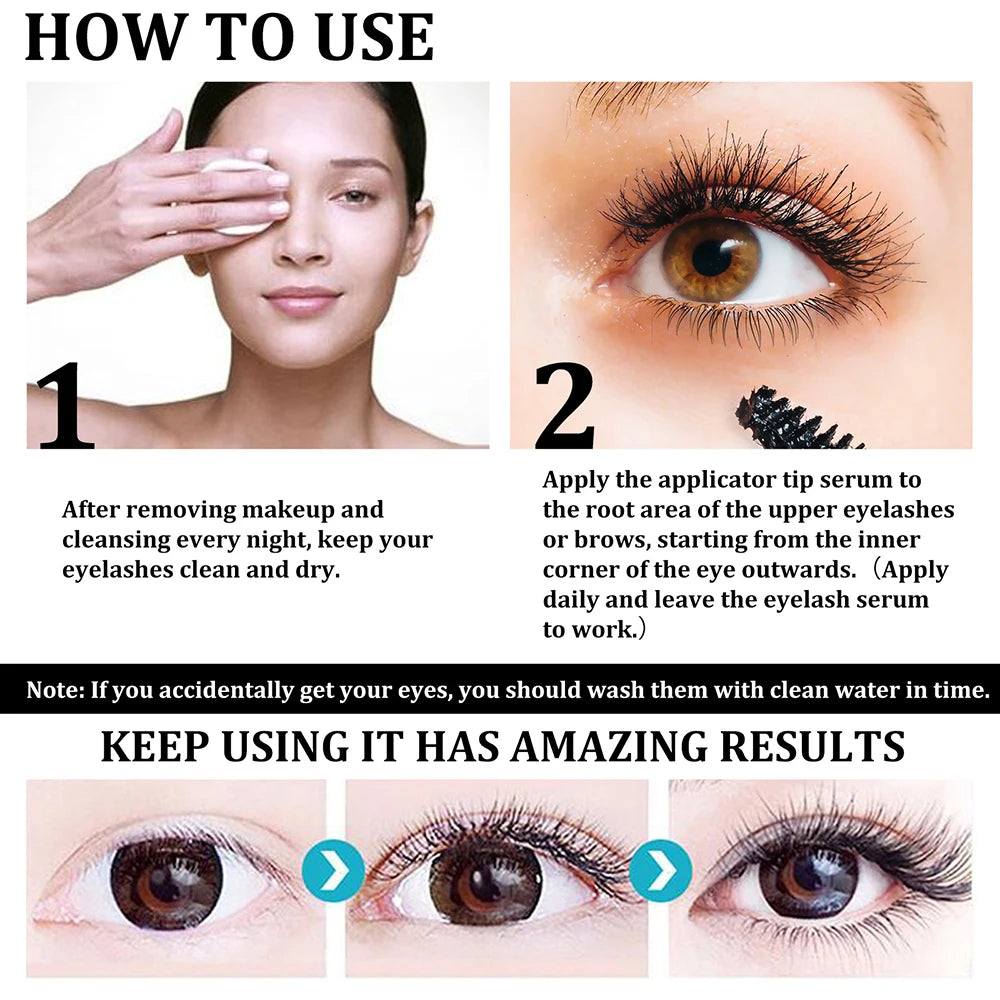 Eyelash Growth Serum Eyebrow Natural Thick Eyelash