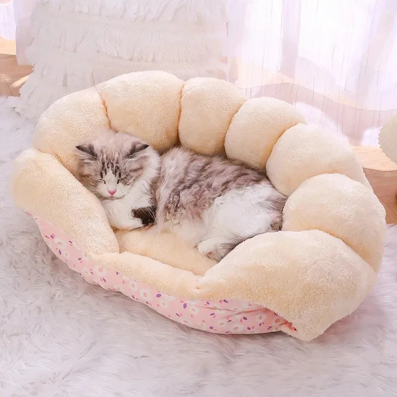 Cats Bed Winter Basket Houses