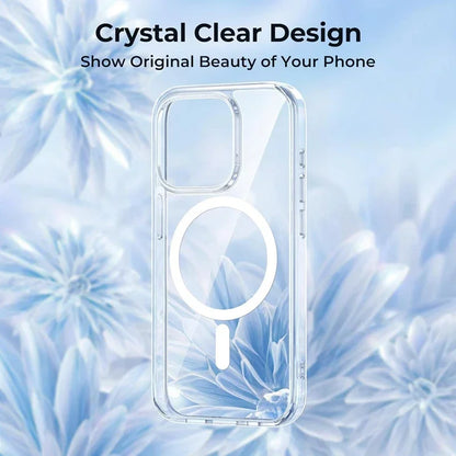 Magnetic Clear Case For APPLE iPhone 16 15 14 13 12 11 Pro Max Plus XS Max XR 7 8 SE2 Wireless Charging Compatible With Magsafe