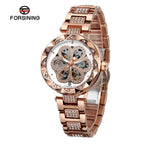 Forsining Skeleton Watch for Women