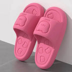 Summer EVA Soft Soled Women Slippers Indoor Home Casual Flat Flip Flops Bathroom Non-slip Sandals Outdoor Men Beach Slides Shoe - Imbasat