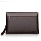 Large Capacity Leather Clutch Bag for Men, Luxury Handbag for Phone, Famous Brand Pouch for Boy, Wallet, Designer, 2024 - Imbasat