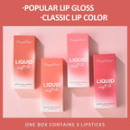 3 PCS Liquid Lipsticks Set Long Lasting Make Up Korean