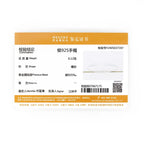 Anziw Bracelets Cuff Silver 925 D Color Moissanite Bracelet Bangle