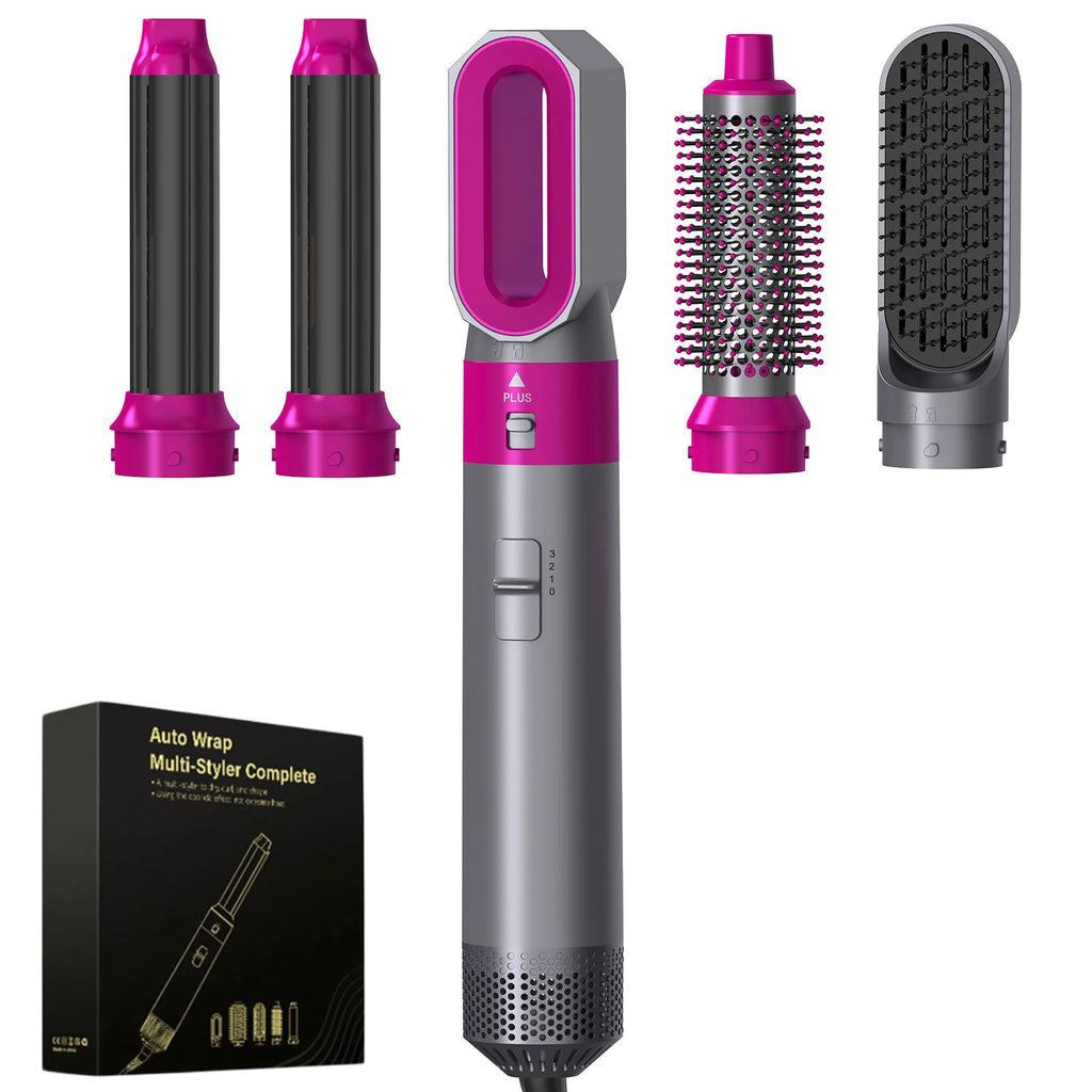 RESUXI Air Comb Set Hair Straightening Brush Dryer Wrap Auto Curling Hair Dryer