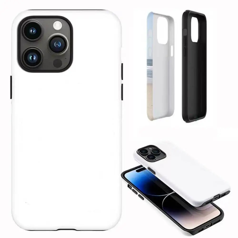 Luxury Clmj Beach Waves iPhone Case Double Layer Cover