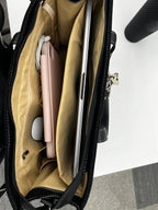 Missnine Leopard Print Tote Bag Canvas Laptop Shoulder Bag