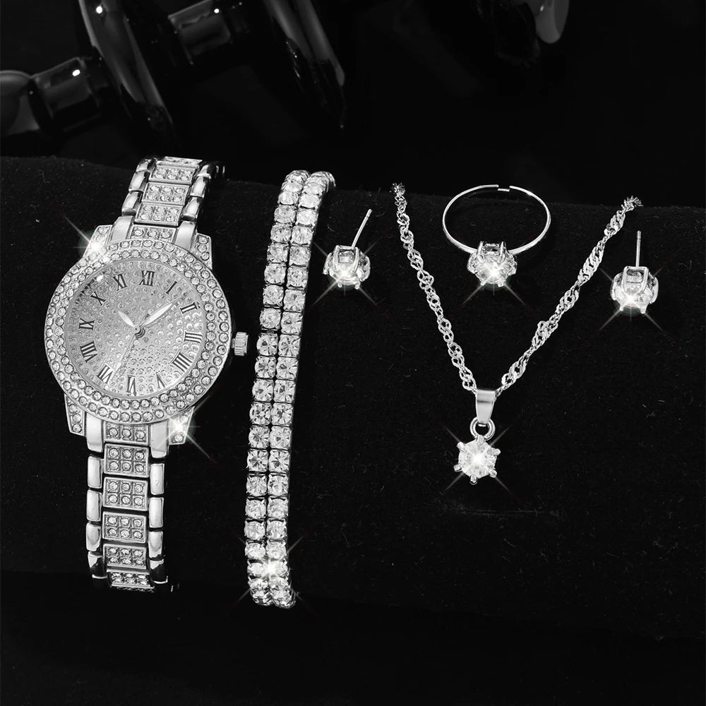 Quartz Diamond Wristwatch