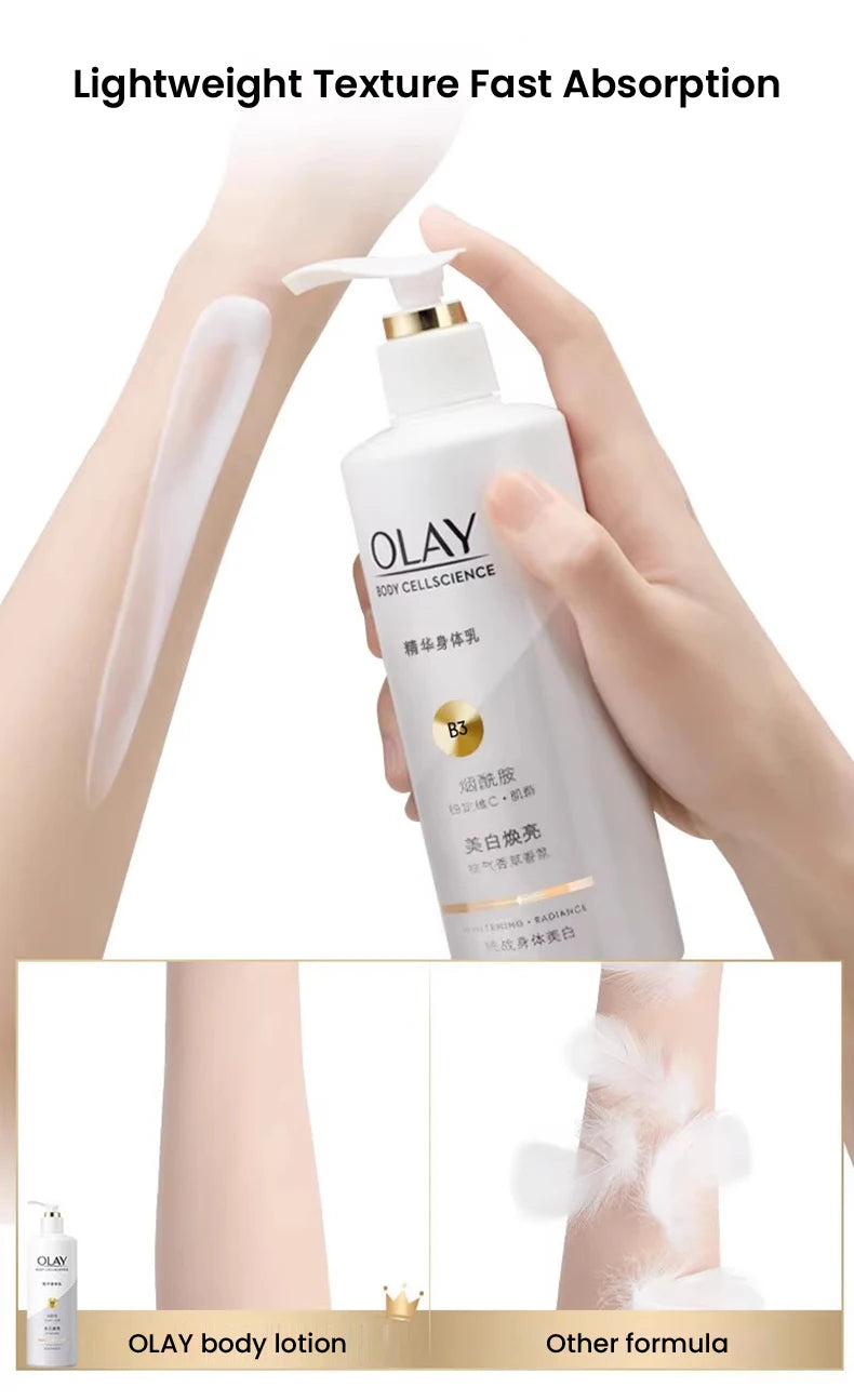 Olay Whitening &Moisturizing Body Cream B3+ Vitamin C Essence Nicotinamide Fragrance Olay Body Lotion