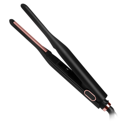 Small Flat Iron for Short Hair Pencil Flat Iron Mini Hair Straightener Tiny Hair Straightening Iron Ceramic Beard Straightener