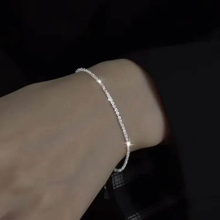 925 Sterling Silver Bracelet Partial Pearls Knots Bracelets for Women Fashion Luxury Design Bead Charm Bracelet Party Jewelry - Imbasat