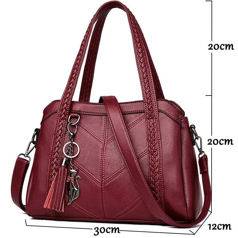 women Luxury Handbags for Women Leather Bag High Quality Sheepskin Female Shoulder bags Famous designer crossbody bag Sac a main - Imbasat