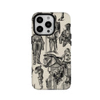 Medieval Knight iPhone Case Luxury Double Layer Cover